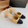 designer ballet flats high heels shoes sandals Sandali donna pompe di lusso platform marca tacco slingback loafers bow ballerina 【code ：L】