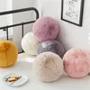 Oreiller les cheveux en forme de boule de couleur un canapé en peluche jet créatif pour canapé