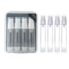 Bouteilles de rangement 3/4 / 5pcs 5/10 / 15 ml sous vide de voyage sans paille