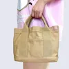 Storage Bags Canvas Small Bag Vintage Women Handbags Ladies Shoulder Female Portable Mobile Phone Bucket Tote Hand Purses 2024