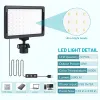 Monopodes 6 "LED VIDEO PANNEL LIGHT 5600K Photographie Éclairage Photo Studio Lamp Kit pour Shoot Live Streaming Youbube avec filtre Tripod RVB