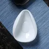 TEA TRAYS Jade Porcelain Spoon Side High White Blue och Lotus Ceramic Set Splitter Fat