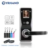 Lås elektroniskt dörrlås Face Recognition Lock Digital Security Touch Screen Keyless Face Smart Door Lock