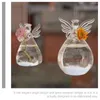 Vazen 2 PCS Gedroogde bloemen Plant Stand Angel Planter Terrarium Container Glas Tall Vaas