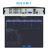 Регистратор Smar 5 в 1 5MN Security CCTV DVR 4CH 8CH 5MN AHD DVR H.265 ГИБРИДНЫЙ ВИДЕО РЕКОДЕР для AHD TVI CVI Analog IP -камеры ONVIF2.3