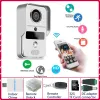 Dörrklockor ip video intercom 4g video dörr telefon ring dörr klocka dörrklockan wifi kamera larm trådlöst säkerhet SD -kort kamera lägg till 32 GB -kort