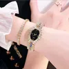 Начатые часы браслет серии Gemstone с бриллиантами интернет -знаменитость оформление духовки Quartz Women's Starry Sky Fashion in