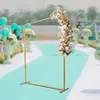 Arco de casamento Stand With Baseseasy Assessy Square Garden Arch Metal Abor para casamentos Evento de festa de quinceaneas Decoração 240322