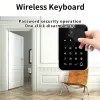 Toilals Wireless Touch Keyboard 433MHz RFID Tarjeta RFID ARM o desarme la contraseña Talapado de teclado para el Host Smart Hogar Tuya Wifi GSM Alarma de alarma Sistema