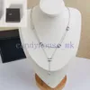 Luxury merkontwerper Pendant Titanium roestvrijstalen ketting ketting Pearl Brand Letter Choker Chain of High Quality Jieraden Accessoires met doos