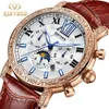 19 Kinyued uitgeholde tourbillon volledig automatische stijl live uitzending Mechanical Watch Men's Generation 47