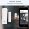 Détecteur Tuya Smart Home WiFi Door Capteur d'alarme magnétique Détecteur de protection de sécurité indépendante Travail avec Alexa Google Home Assistant