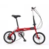 Bikes 16 Inch Folding Bicycle Adult Walking Bike Children Students Ultra Light Portable Bikes Variable Speed Disc Brake Bicycle