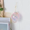 Feestdecoratie Easter Egg Glashangende decoraties met lanyard herbruikbare vakantie -ornamenten roze blauw groen voor thuis