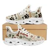 Casual Buty instareTarts Cartoon Dog Bone Print Drużyna dla kobiet urocza bieganie oddychająca z siatki płaskie letnie miękkie trampki zapatillas