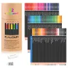 Pennor 72 Färg Ritning Sketching Set Oil Färgade pennor Färgfärgade färgpennor Brutfuner Yrke Art Supplies for Artist