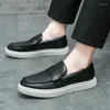 Casual Shoes Men skórzane mokasyny Letnie męskie obuwia Flat Comfy Driving Sofe Sole Treakers