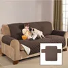 Couvoirs de chaise pour animal de compagnie Puppy Soupt lavable canapé housse de mobilier coloriage café house humaine étanche 1-3 personne durable
