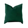 Poduszka dekoracyjne poduszki do sofy szmaragd zielony okładka domu 45x45 Dekoracja miękkie aksamitne uściski