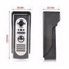 Interphone Sysd Vidéo Porte de porte Interphone Video Door Camera Machine Entrance Machine Outdoor Téléphone avec Vision nocturne LED