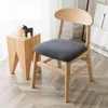 Stoelbedekkingen Groothandel Jacquard Dining Cover Stretch Seat Cushion Slipcover voor keukenstoelen Fundas Para Sillas