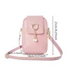 Sac Spring Summer Mini Cross-Body Phone Mobile Téléphone épaule tissé Perle Perle de style couverture