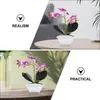 Fleurs décoratives 2 pcs simulation phalaenopsis fausses ornements de plante