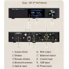 Equipamento SMSL SU9 SU9N contrata áudio hifi decodificador Bluetooth 5.0 DSD 512 pcm 768khz/32bit LDAC Aptx XMOS Clock com controle remoto