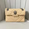 Kurt Geiger Designer Bags Wome's Messenger Bag Women Mani Mini Кожаная сумка для плеча металлические знак