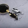 Tea Scoops Creative Spoon Shovel 304 Paslanmaz Çelik Kısa Sap Ze Tatlı Dondurma Küçük Sevimli