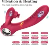 Sex Toys Vibrator New Tongue Slicking Three-Leaf Massage Vibrator Magnetic Charging Masturbation Tongue Vibrator kvinnliga vuxna produkter. dildo