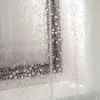 Zasłony prysznicowe Wysoka zasłona wkładka z przelotem bez zapachu łatwa instalacja 3D Tekstura