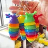 Nieuwe lichtgevende slug slug slak Slak Caterpillar Fidget Toys Super Decompression Puzzle Toy W07587802