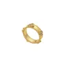 Lucky Women's Clover Kalejdoskop Pierścień wąska wersja wysoka wersja v Gold 18K popularny pierścionek kobiet nie zanikający