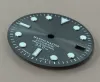 KITS 29mm Green Luminous Luminous Sunburst Watch Dial for NH35 Selecione a cor