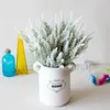 Decoratieve bloemen 1 Bundel kunstmatige romantische lavendel Provence Plastic thuisvaas voor feest El nep plantendecoratie graan