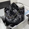 10a 22 bag designer bag bucket bag cc tote Large shoulder bag Beach Bags Drawstring Handbag gold or silver chain Shoulder Fashion luxurys handbags Brands leather bag