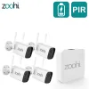 System Zoohi Bezprzewodowa kamera baterii z panelem słonecznym Mini NVR System PIR Smart Detekcja Nadzoru Wirerefree Zestaw bezpieczeństwa