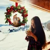 장식 꽃 크리스마스에 대한 인공 화환 예수 화환 화환 화환 장식 문 벽 농장 안뜰 창