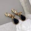 Oorbellen 2022 Merk luxe vintage gouden kleur slang hangende oorbellen mode decadente esthetiek gothic sieraden voor vrouwelijke accessoires
