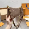 Marca de diseñador Pochette Messenger Bag Ladies Handal Handal Fashion Chain de cuero de alta calidad billetera de alta calidad