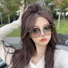 New luxury designer sunglasses CH6189 Tiktok net red same large frame ins style Sunglasses women's versatile optical glasses