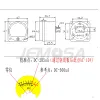 Amplifier 45mm Panel VU Meter 500VU with Warm yellow Backlight Sound Pressure Meter+ VU level Audio meter driver board DC/AC 612V input