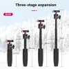 Monopods for Dji Action 2 Tripod Selfie Stick Threestage Telescopic Magnetic Base Magnetic Quickinstall Tripod Bracket Accessories