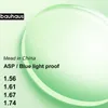 Assfärisk anti Blue Light Recept Glasslinser Strålskydd UV Protect Anti-strålning 240321