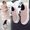 Fitnessskor kvinnor lägenheter sneakers spring moccasin mode creepers lady loafers damen glid på 5 cm plattform koreansk stil