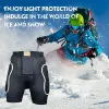 Pakken Benken Ski -bescherming Gevotte shorts zijn geschikt voor ski's, 3D EVA -gevulde impactbeschermingsapparatuur, skateboarden en skiën