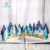 Creative Christmas Forest wenskaart 3D handgemaakte kaarten voor Xmas Year Birthday Party Decoration Festival Gifts Postkaart 240323