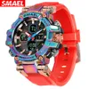 27 Smael Cool Fashion Sports Multi Functional Alloy Men's Electronic Watch Tiktok