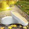 Insulor DIY Handstickmaterial tofflor gummi yttersulor för skor plattform antislip virkning nålar inomhus tofflor ensam eva